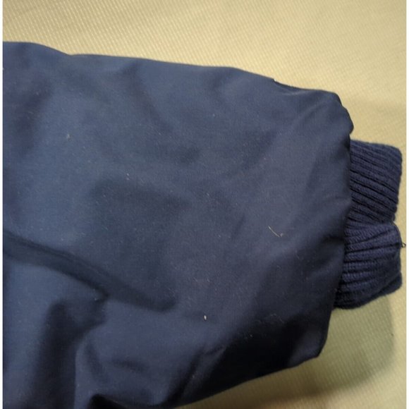 Notre Dame Fighting Irish Logo 7 Jacket Blue Gold Zip Up & Snap Size M Preowned - Picture 4 of 15